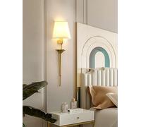 Wall lamp, Copper lamp Wall Bedroom Simple Lamps Classical Living Room Decor led Lights Home Corridor Bedside