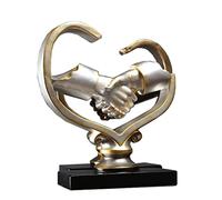 Wall lamp Decorative Ornaments, Sculpture Resin Modern Sculpture Friendship Modern Home Art Decoration Statue Stand Decor Sculpture Home Decoration Sculpture Crafts Office Decoration(A) Bracket Light