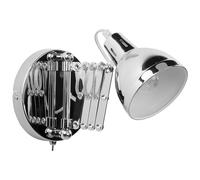 Beliani Wall Lamp HARRINGTON Adjustable Metal Silver, Silver