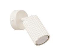 Wall lamp KARBON beige with a switch