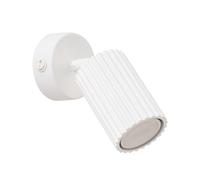Sollux Lighting Karbon Aluminum White 1 Lights Minimalist Wall Light