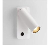 Wall Lamp LED Bedside Reading Lamp Rotatable Wall Sconce Metal Wall Mount Light with Switch Indoor Wall Lighting LED Recessed Wall Spotlight,Hallway Living Room Light Fixture