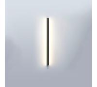 Wall lamp, LED Linear Wall Light, Modern Aluminum Metal Wall Lamp Acrylic Long Strip Sconce, 4000K Soft Light Wall Mounted Lighting Fixtures for Living Room Bedroom Corridor Stairs Study Room(100cm)