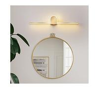 Wall lamp LED Wall Lights Indoor Bathroom Mirror Led Lamp Gold Wall Lamp Compatible with Kitchen Living Room Art Wall Decor Bedroom Makeup Lamp Pendant Ceiling Light Fixtures(Bcoolwhite,D80cm)