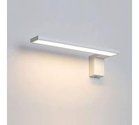 Wall Lamp,Led Wall Sconce Bedroom Bedside Reading Lamp, Minimalist Vanity Wall Mount Light, Geometric Metal Headboard Lighting Fixtures for Living Room Dressing Table Study Room/White-3000K