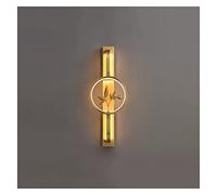 Wall Lamp Light Chinese All Copper in Living Room, TV Background Wall, Bedroom Bedside Study Aisle Lamp Wall Light