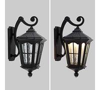 Wall Lamp Lighting Mounted Light Vintage Creative Cross Star Anise E27 Glass Outdoor Waterproof Aluminum Anti Rust Garden Community Street Door Decorative Sconce Reading