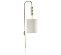 Beliani Wall Lamp LOKY Metal Beige