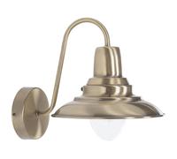 Beliani Wall Lamp LUZA Metal Brass, Brown
