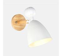 Wall Lamp Metal Rotatable Wall Sconce Children's Room Wooden Wall Mount Fixture Study Reading Wall Lights Boys Girls Room Decoration Indoor Wall Lamps 360° Lighting H9.46in ,Indoor Chandelier (Co