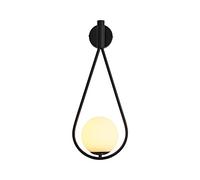 Wall lamp, Modern Badminton Racket Shape G9 Wall Sconces, Abstract Geometric Wall Clock, 5W Metal lamp Body and Glass lampshade, Wall Sconce Lighting for Bedroom Corridor Stairs T-1