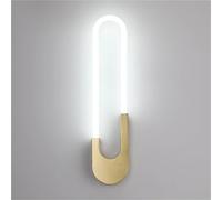 wall lamp Modern Lamp, Gold Metal Sconce, Long Tube Light Bar, Linear Sconces Lighting Fixture, Geometric Vanity Wall Lights for Living Room, Bedroom, Mirror, Hallway(Warm wall lights
