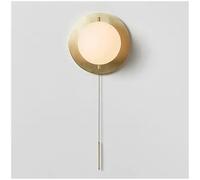 Wall Lamp Nordic Minimalist Brass Wall Light 15cm Modern Personality Style Lamp for Living Room amp Corridor Postmodern T-155(Warm Light)