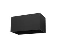 Wall lamp QUAD Maxi Black Aluminium Rectangular GU10 LED SOLLUX Light up & down