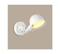 Wall Lamp Simple Wall Light, Creative Rocker Arm Retractable Wall Lamp, Industrial Style Wall Sconce for Bar Restaurant Bedroom New/White
