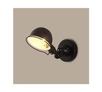 Wall Lamp Simple Wall Light, Creative Rocker Arm Retractable Wall Lamp, Industrial Style Wall Sconce for Bar Restaurant Bedroom New/Black