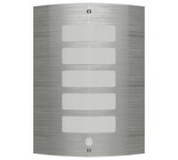 vidaXL Wall Lamp Stainless Steel with Motion Sensor Outdoor Walkway Spot Light