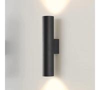 Wall Lamp Up and Down Sconces Wall Lighting 7W Wall Lights Double-Headed Indoor for Bedroom Bathroom Vanity Living Room Hallway,Warm White 3000K (Color : Noir)