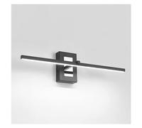 Wall Lamp Wall Light LED Mirror Light Bathroom Vanity Waterproof Wall Sconce Indoor Stairs Hallway Wall Lighting Simple Metal Strip Wall Lamps L18.12in Bedside Decor Lamp, Chrome A (Color : Light Gre