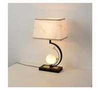 Wall Lamp Wall Lighting, Retro Chinese Printed Fabric Cast Iron Table Lamp, Corridor Decoration Wall Fitting, Simple Bedside Lamp,for Bedroom, Entryway, Dining Room (Color : Desk Lamp)