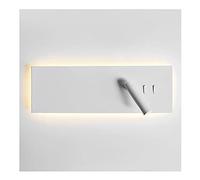Wall Lamp,Wall Sconces,Walls Readings Bracket Background Reading(3W+6W) Switch Suitable for Living Room Bedroom Hotel Kitchen Restaurant/Gold/A/White/a