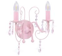 Wall Lamp with Beads 2xE14 Bulbs Living Room Wall Light Multi Colours vidaXL