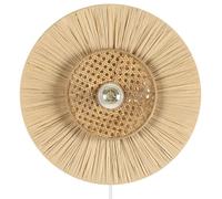 Beliani Wall Lamp YAApi Paper Natural, Brown