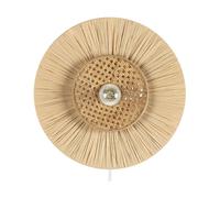 Beliani Boho Wall Lamp Yaapi Paper Natural