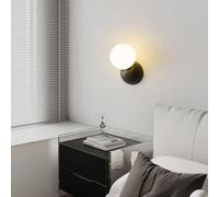 Wall Lamps, Nordic Modern Italian Light Luxury All Copper Wall lamp Bedside Corridor Staircase Bedroom Background(Three Color,6062black)