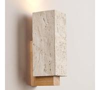 Wall Lamps & Sconces Japanese Style Wabi-sabi Style Wall Lights Yellow Travertine Wall E26/E27 Natural Cave Eye Notch Wall Lamps Bedroom Bedside Living Room Backdrop Aisle Wall La
