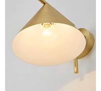 Wall Lamps Sconces Modern Minimalist Design Copper Texture Lampshade Living Room Bedroom Corridor Fashion Wall Lamp