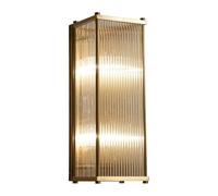 Wall Lamps Sconces Wall Sconce American Copper Wall Lamp Concise Crystal Lampshade Indoor Wall Fixture - Decorative Wall Lamp Compatible with Home Bedroom,