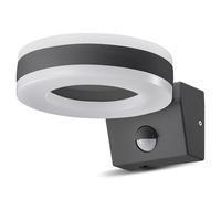 Maclean Energy MCE365 LED Wall Lamp With PIR Sensor - PC + ALU, 20W (1700lm) Neutral White 4000K IP65 Gray