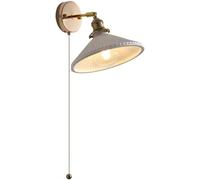 Wall Light Adjustable Wall Lights White Ceramic Cover Modern Brushed Brass Wall Lamp with Switch Study Reading Wall Lighting Fixture,for Various Rooms