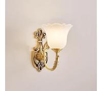 Wall Light Bedside Decor Lamp European Style Bedside Wall Sconces V-intage Brass Wall Mount Lights Home Bedroom Living Room Decoration Wall Lamps,Pendant Light