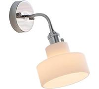 Wall Light Bedside Decor Lamp Glass Small Wall Sconce Minimalist Metal Wall Mount Lights Japanese Style Wall Lamps,for Various Rooms