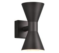 Trio Lighting Ardas outdoor wall light, up/down, 2 x GU10, black