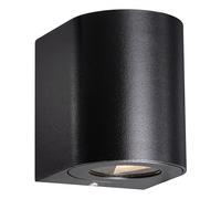 Nordlux Canto 2 Outdoor Patio Terrace Garden Wall Light In Seaside Black (Height) 10.6Cm