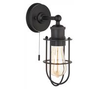 Wall Light Black Crew Matt IP44 Endon 99948