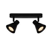 Nordlux Eik 2 Indoor Bedroom Living Dining Bathroom Spot Light In Black (Diam) 8.5Cm