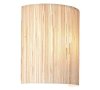 Wall Light Black Longshore Natural Seagrass Endon 101690