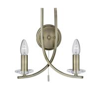 Wall Light Brass Ascona Antique Searchlight 4162-2AB