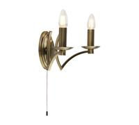 Wall Light Brass Ascot Antique Searchlight 41312-2AB