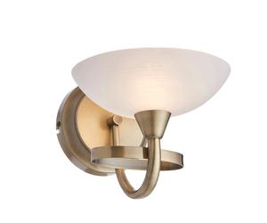 Wall Light Brass Cagney Antique Endon Cagney-1WBAB