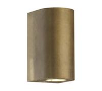 Nordlux Canto Maxi 2 outdoor wall light, brass