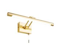 Wall Light Brass Chai LED Satin IP44 Spa SPA-30993-SBRS