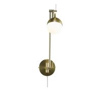 Wall Light Brass Contina Swing Arm Wall/Ceiling Nordlux 2010971035