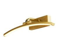 Wall Light Brass Santorini LED Picture Satin & Polished 400mm Searchlight [EEK: G]