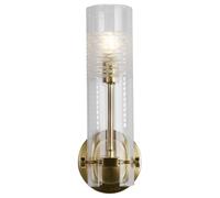 Wall Light Brass Scope IP44 Satin Searchlight 27981SB