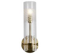 Wall Light Brass Scope IP44 Satin Searchlight 27981SB